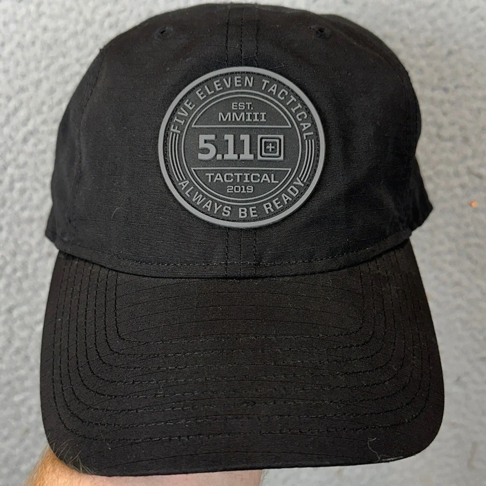 NEW 5.11 Tactical Hat Mens OSFA 2019 Marketing Black Ripstop Military Snapback